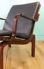 Danish leather lounge chairs - SOLD